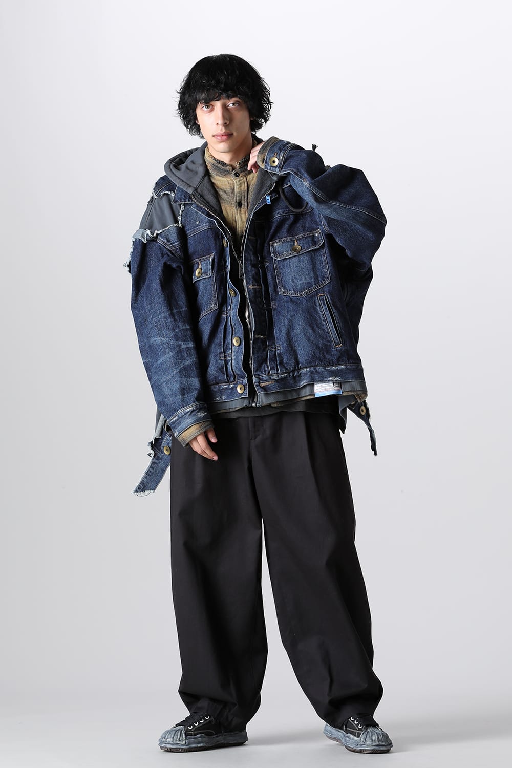 Mix Layered Denim Jacket