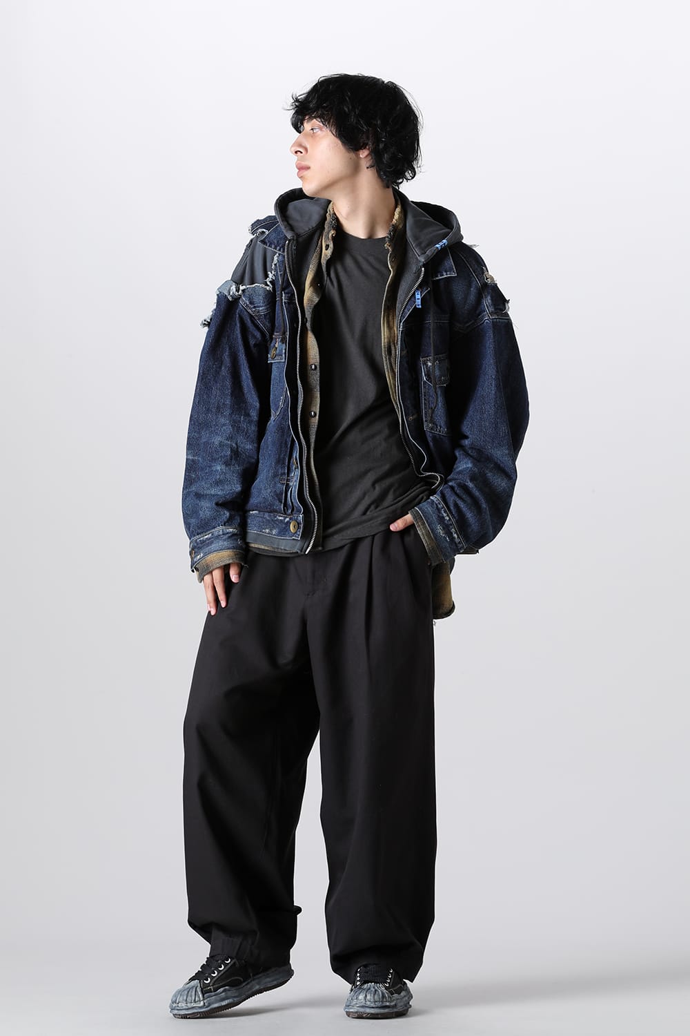 Mix Layered Denim Jacket