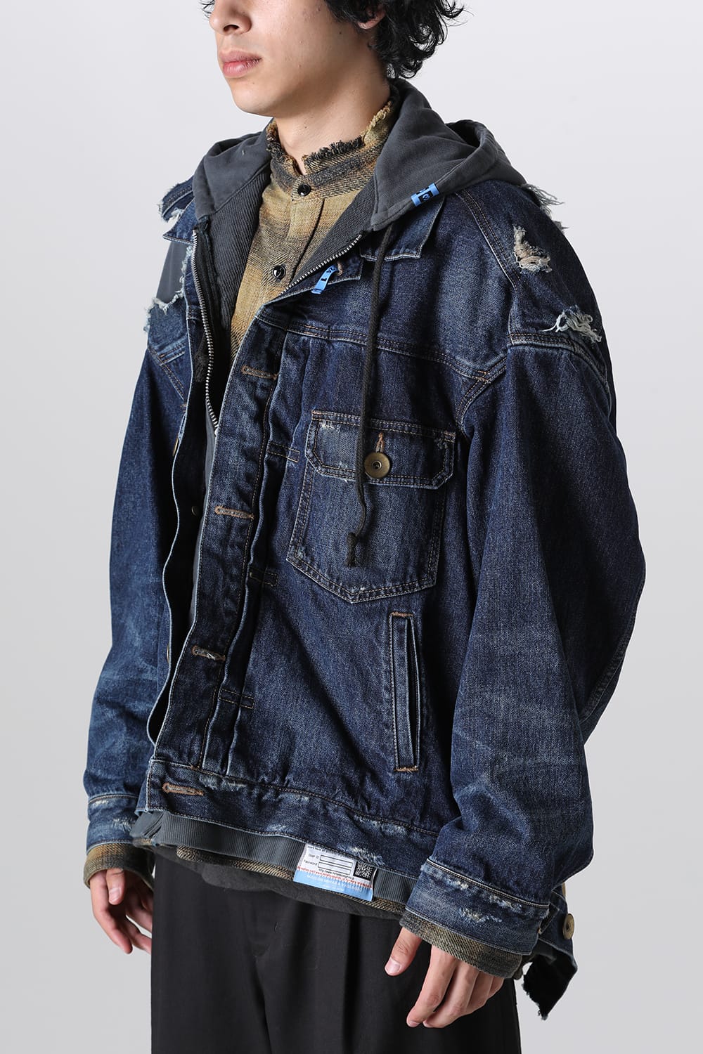 Mix Layered Denim Jacket