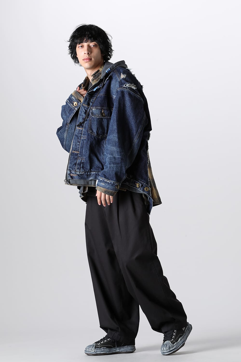 Mix Layered Denim Jacket