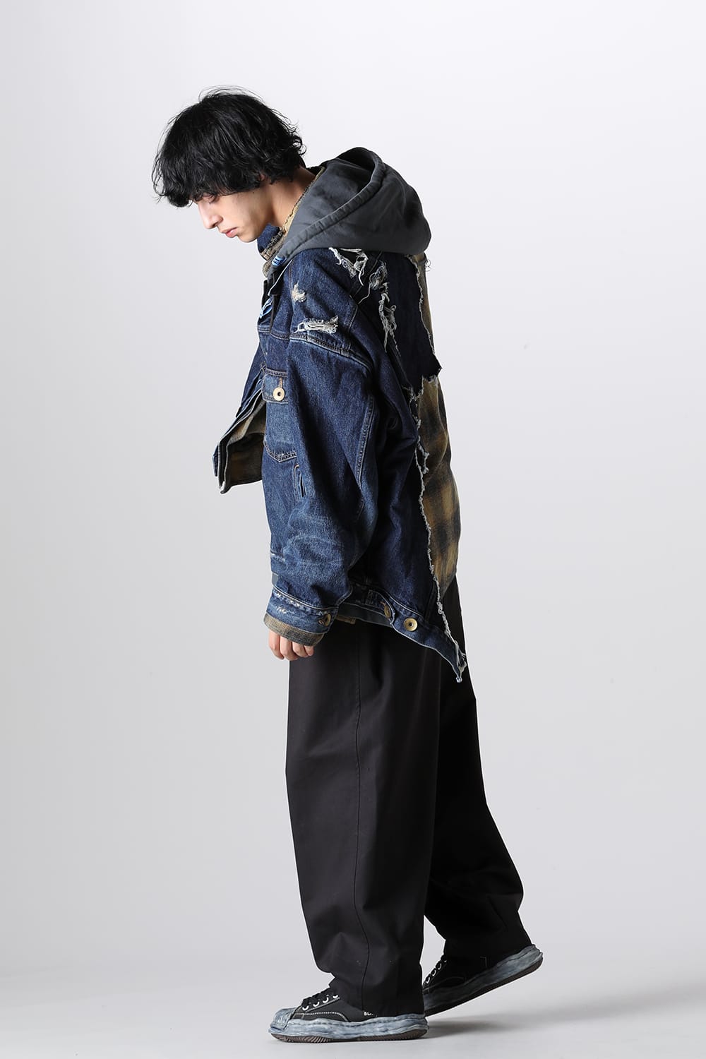 Mix Layered Denim Jacket