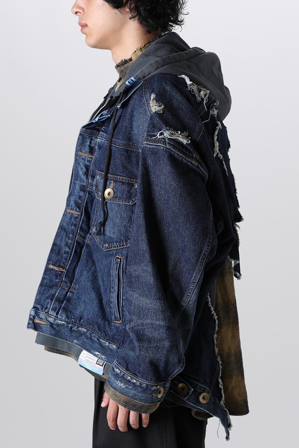 Mix Layered Denim Jacket