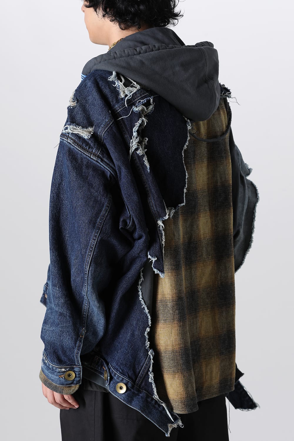 Mix Layered Denim Jacket