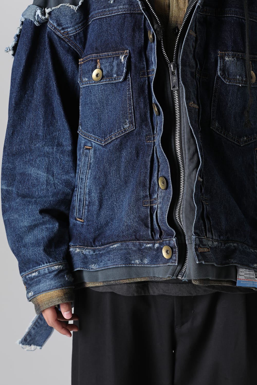 Mix Layered Denim Jacket