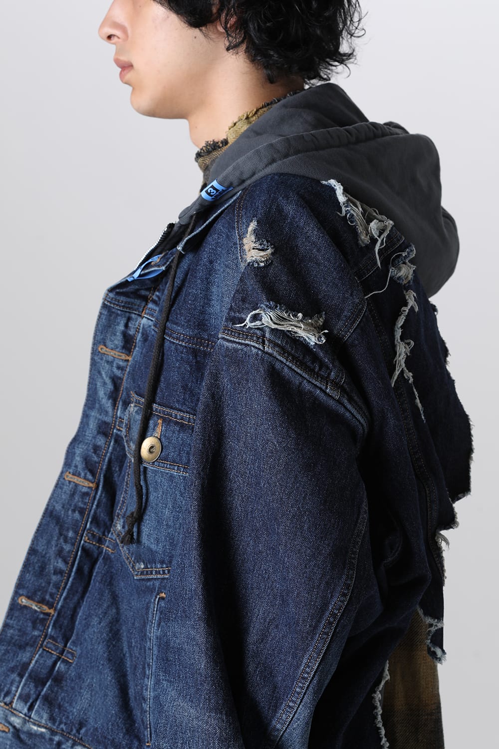 Mix Layered Denim Jacket