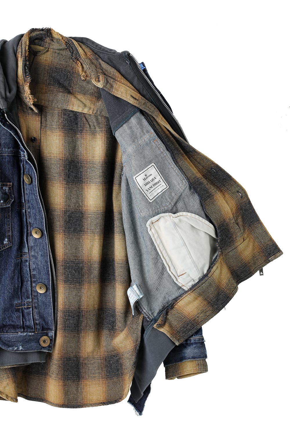 Mix Layered Denim Jacket