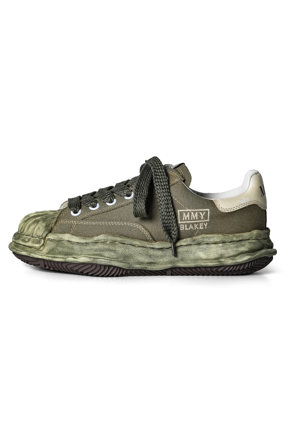 BLAKEY Original sole canvas Low-Cut Overdye sneakers Khaki