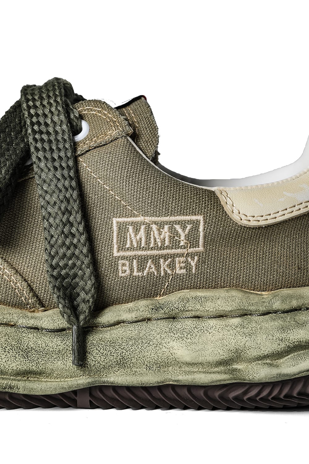 BLAKEY Original sole canvas Low-Cut Overdye sneakers Khaki