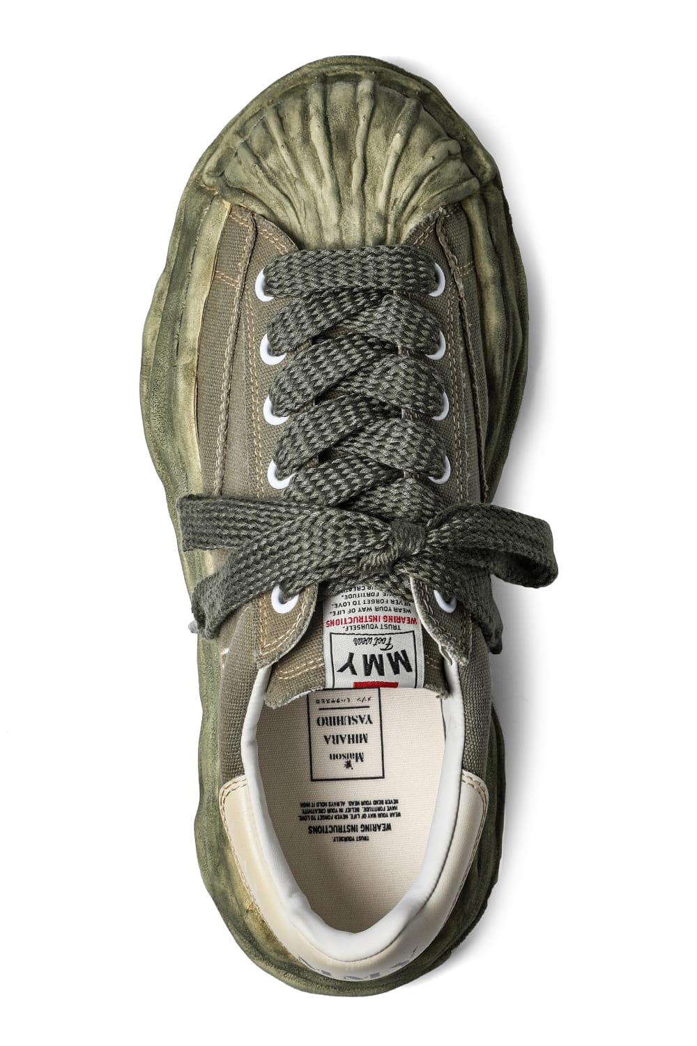 BLAKEY Original sole canvas Low-Cut Overdye sneakers Khaki