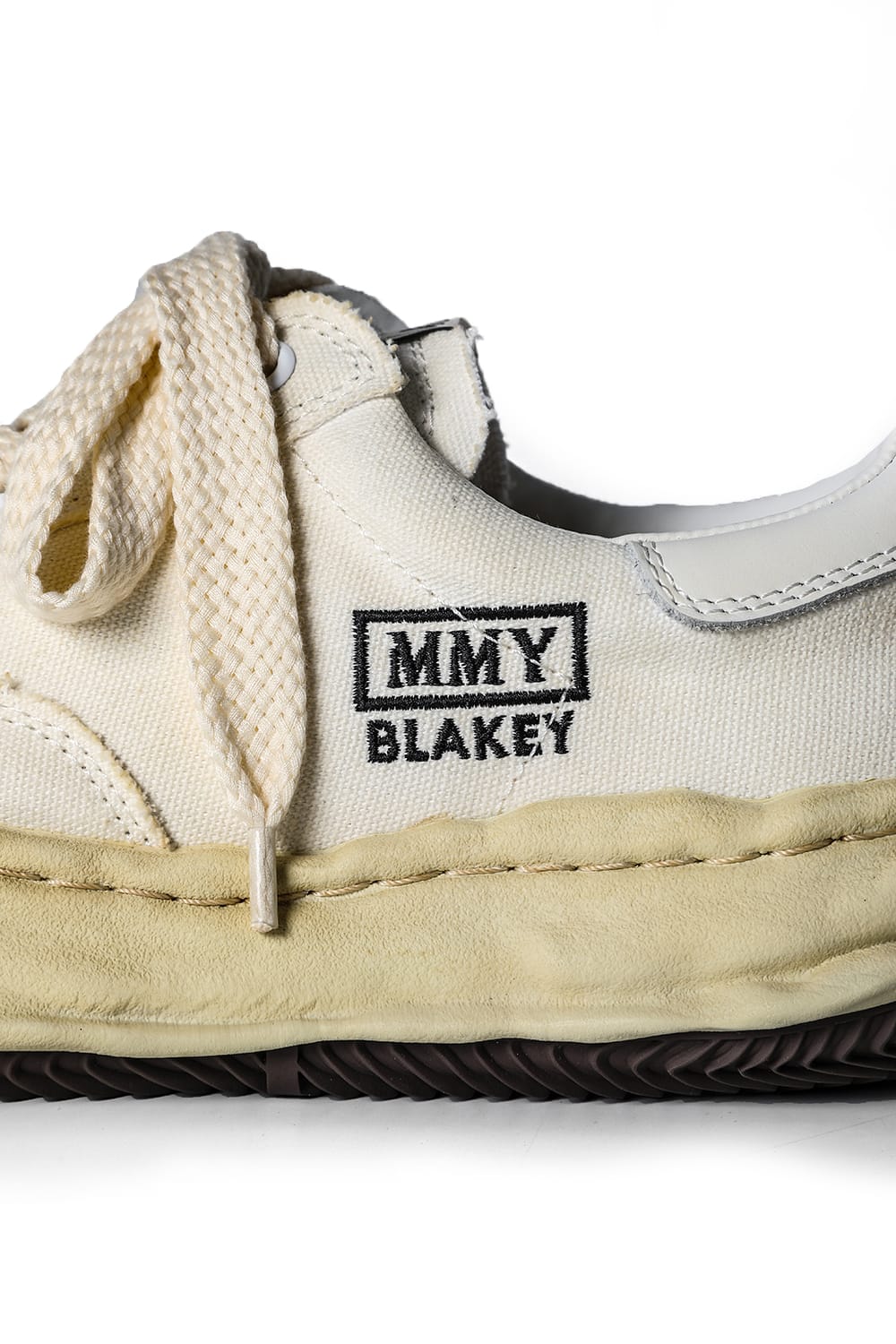 BLAKEY Original sole canvas Low-Cut Overdye sneakers White