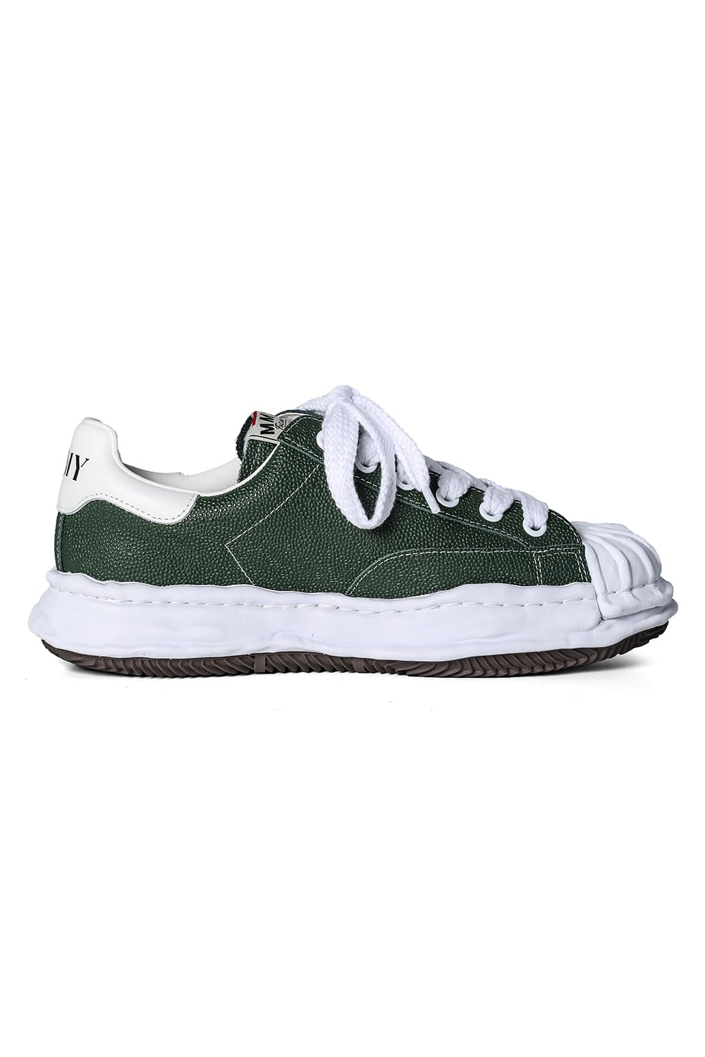 BLAKEY Original sole Embossed Leather Low-top Sneaker Green