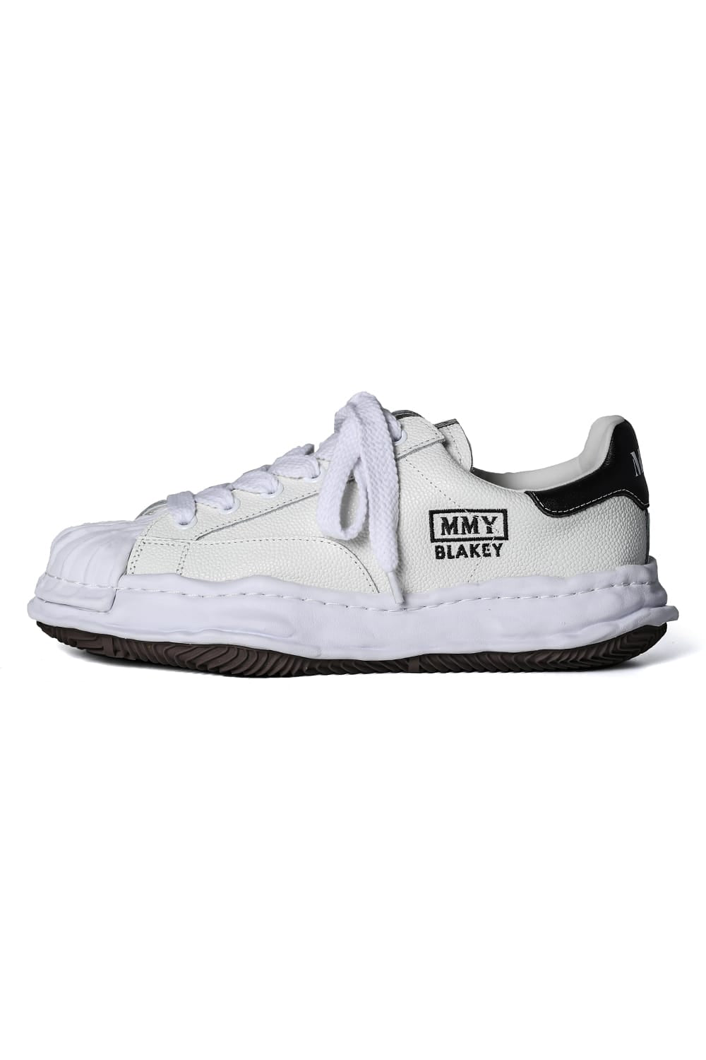 BLAKEY Original sole Embossed Leather Low-top Sneaker White