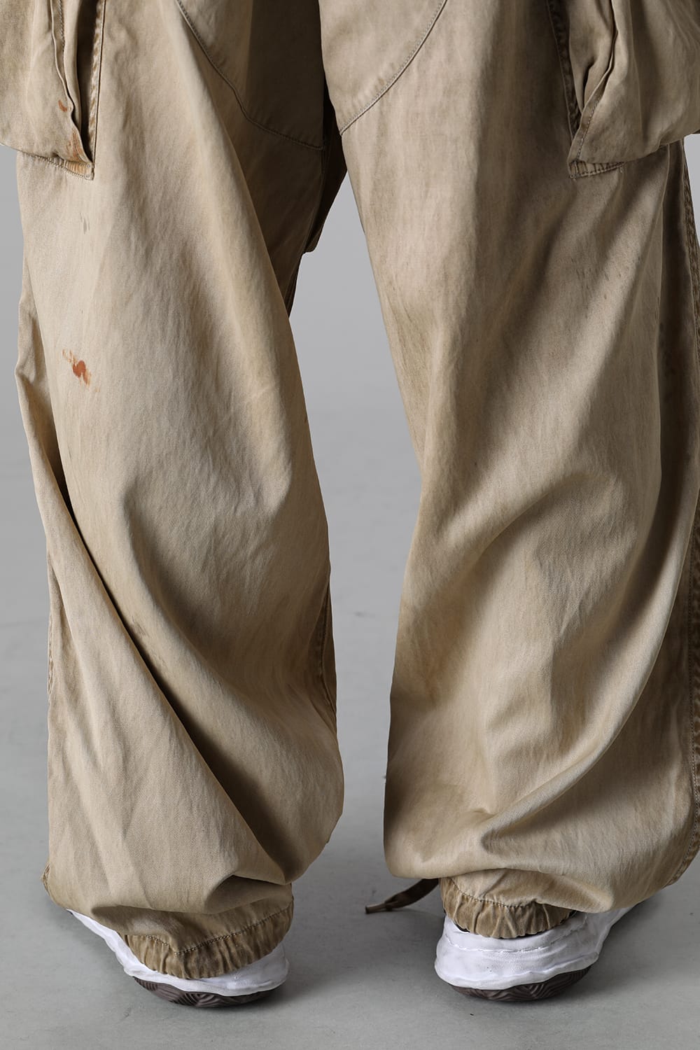 Big Cargo Trousers Beige