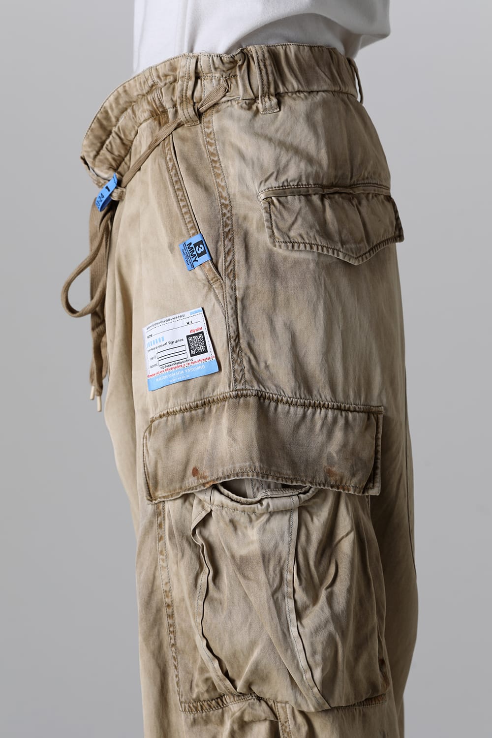 Big Cargo Trousers Beige