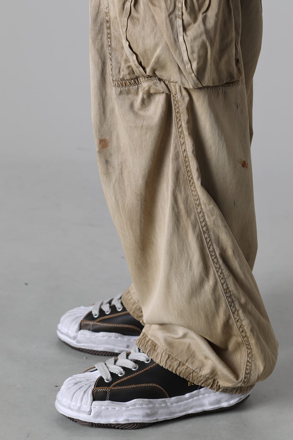 Big Cargo Trousers Beige