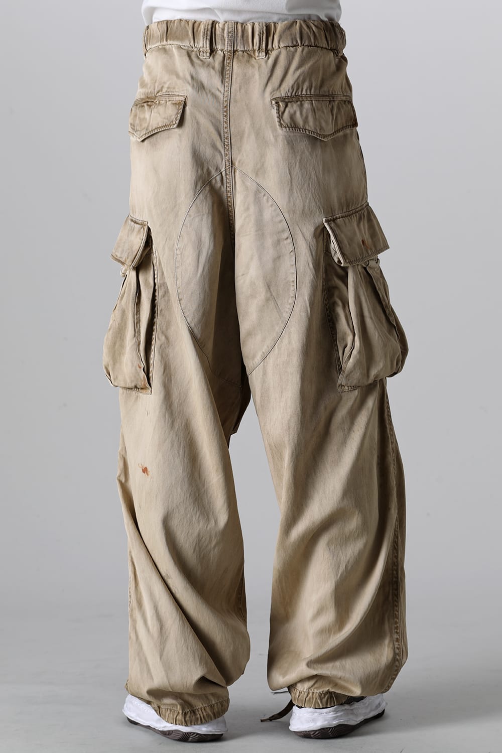 Big Cargo Trousers Beige