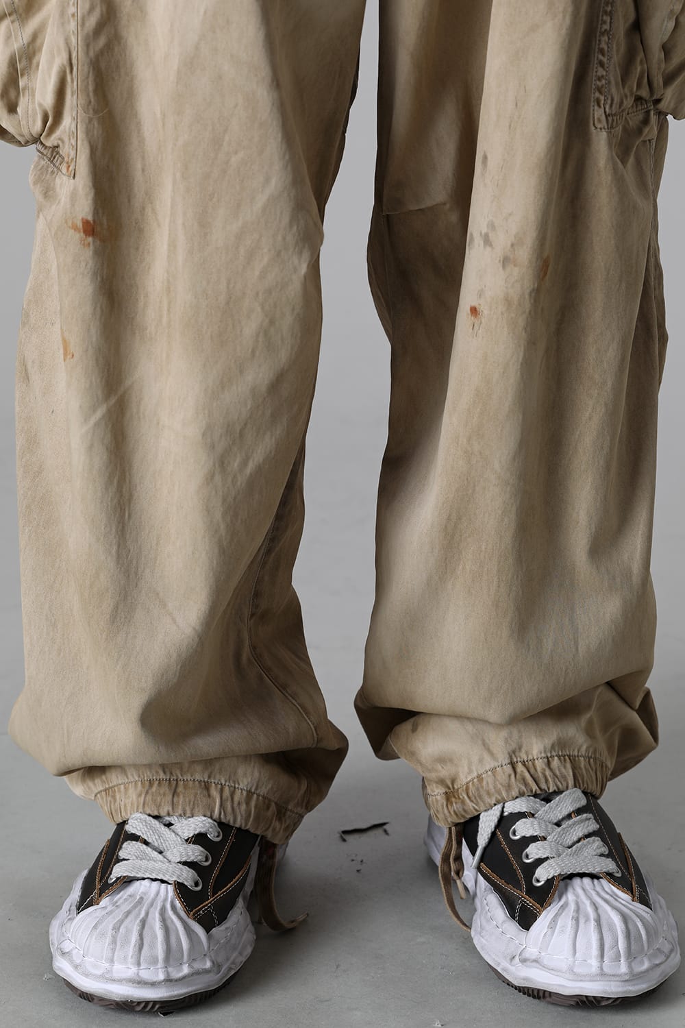 Big Cargo Trousers Beige