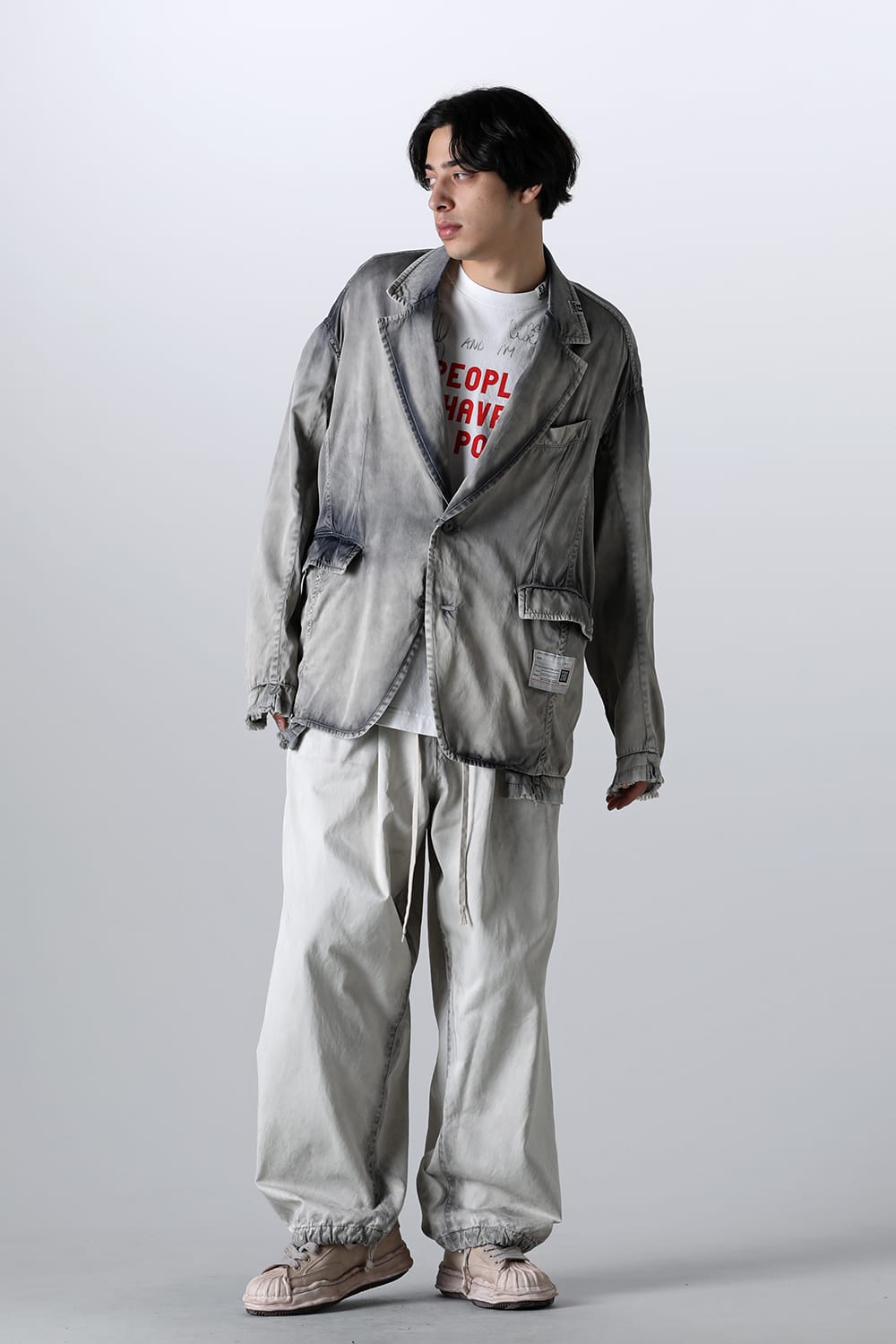 RC TWILL EASY TROUSERS Lt.Gray