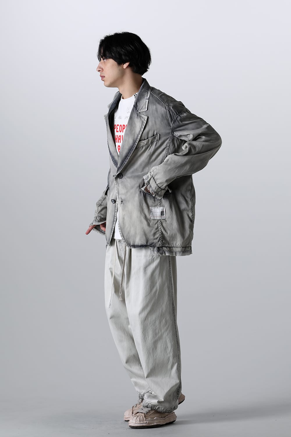RC TWILL EASY TROUSERS Lt.Gray