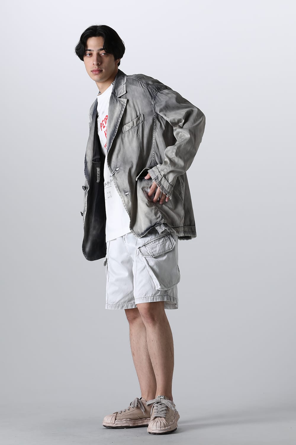 Rc Twill Cargo Shorts Lt.Gray