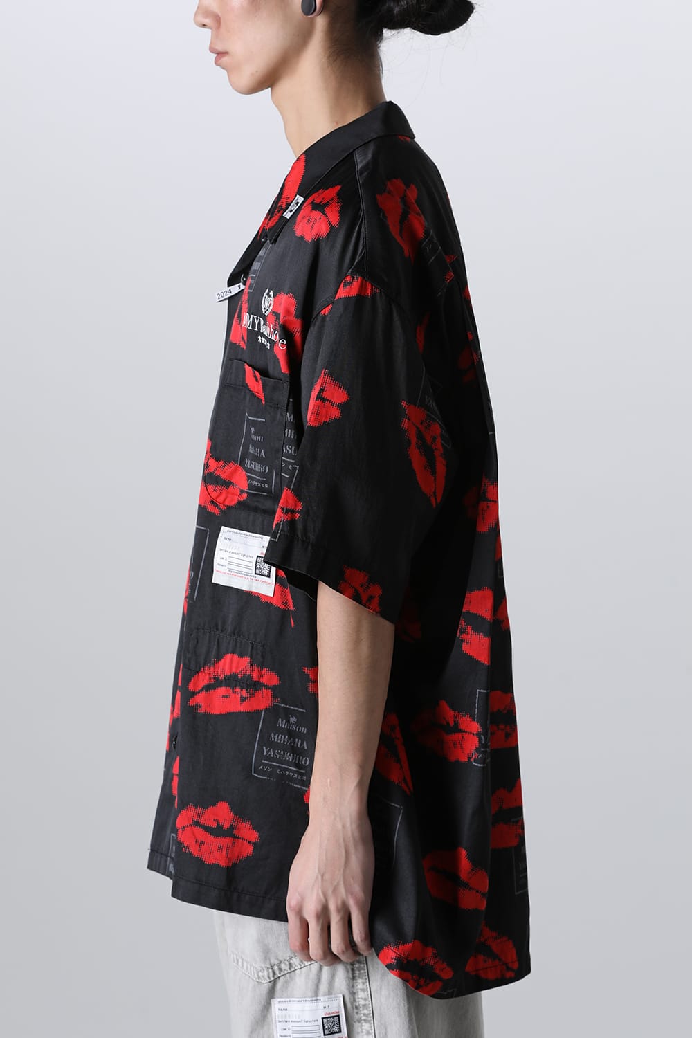KISS Printed S/S Shirt Black