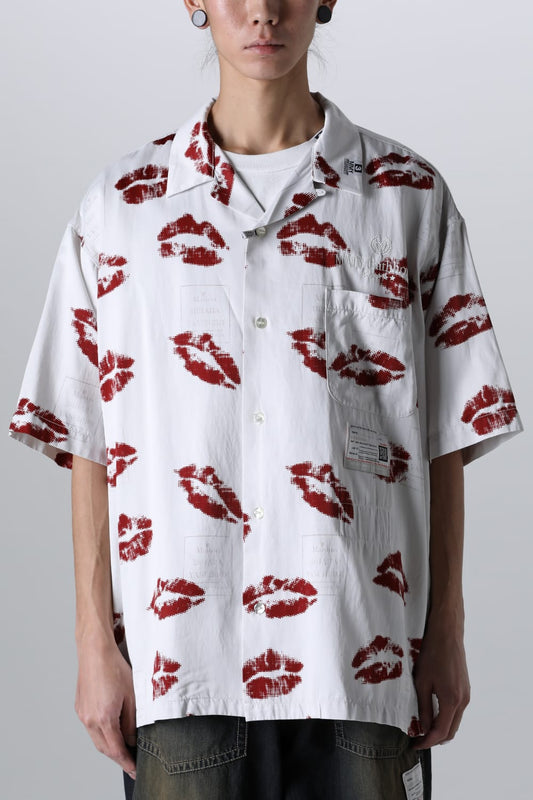 KISS Printed S/S Shirt White
