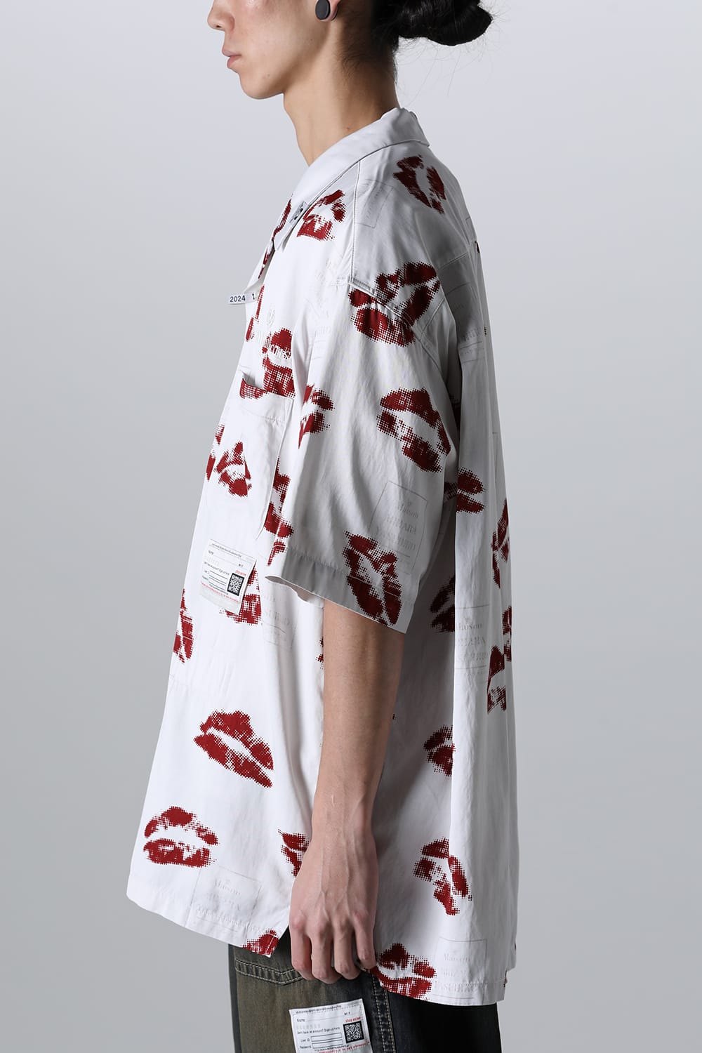 KISS Printed S/S Shirt White