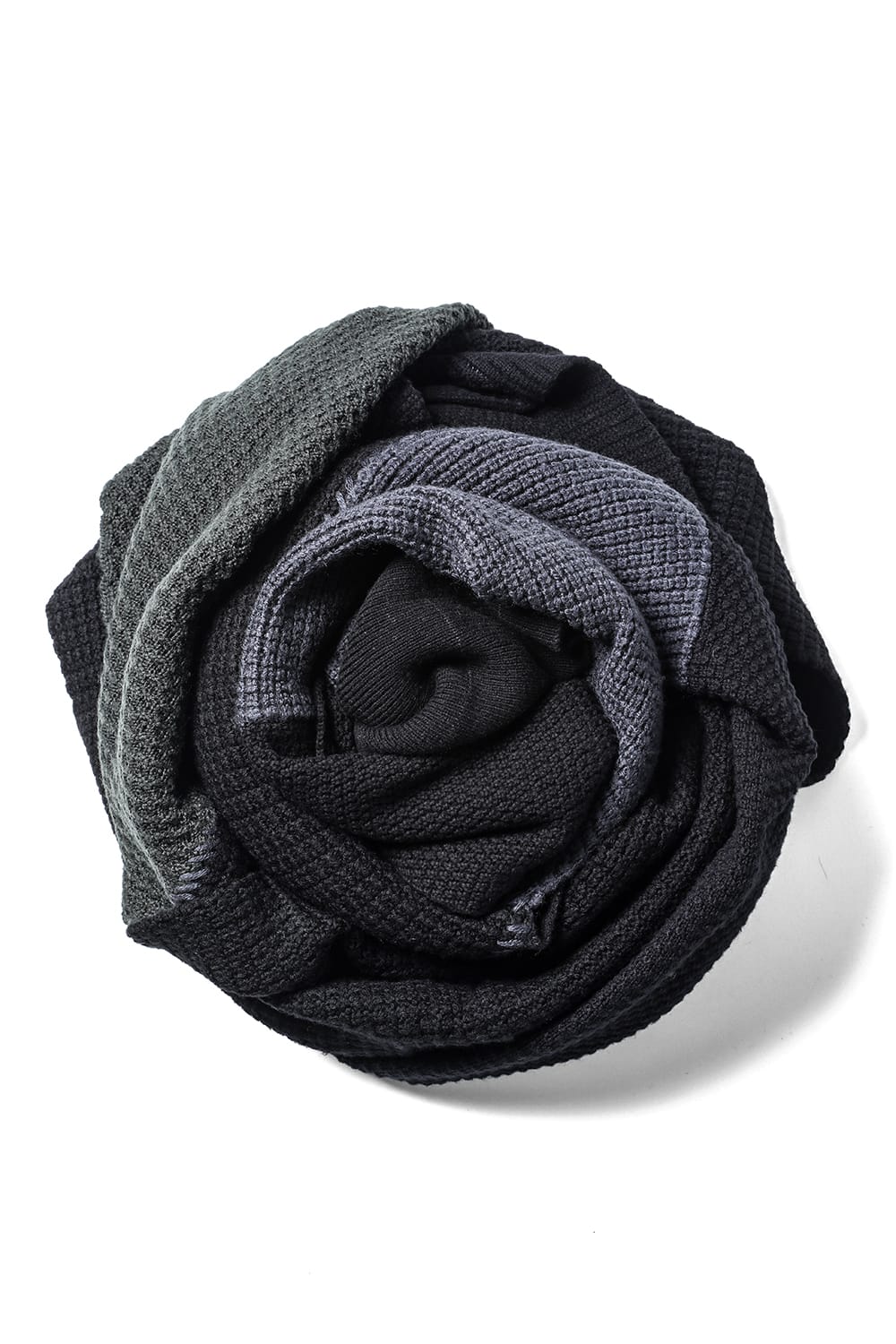 Stole cotton / cashmere Mixed Black