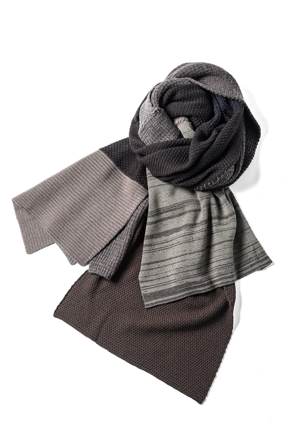 Stole cotton / cashmere Mixed Gray