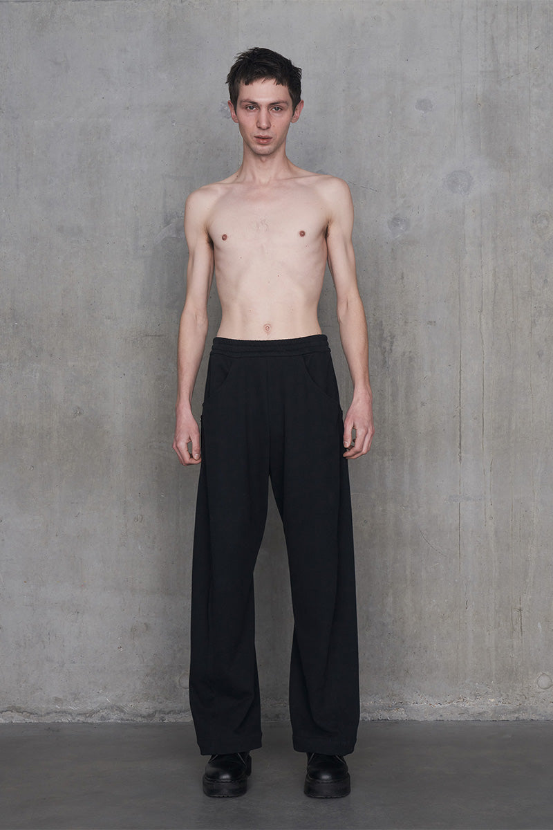 Twisted Lounge Pants Cotton Jersey