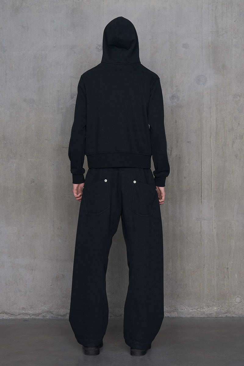 Full Zipped Hoodie Cotton Jersey