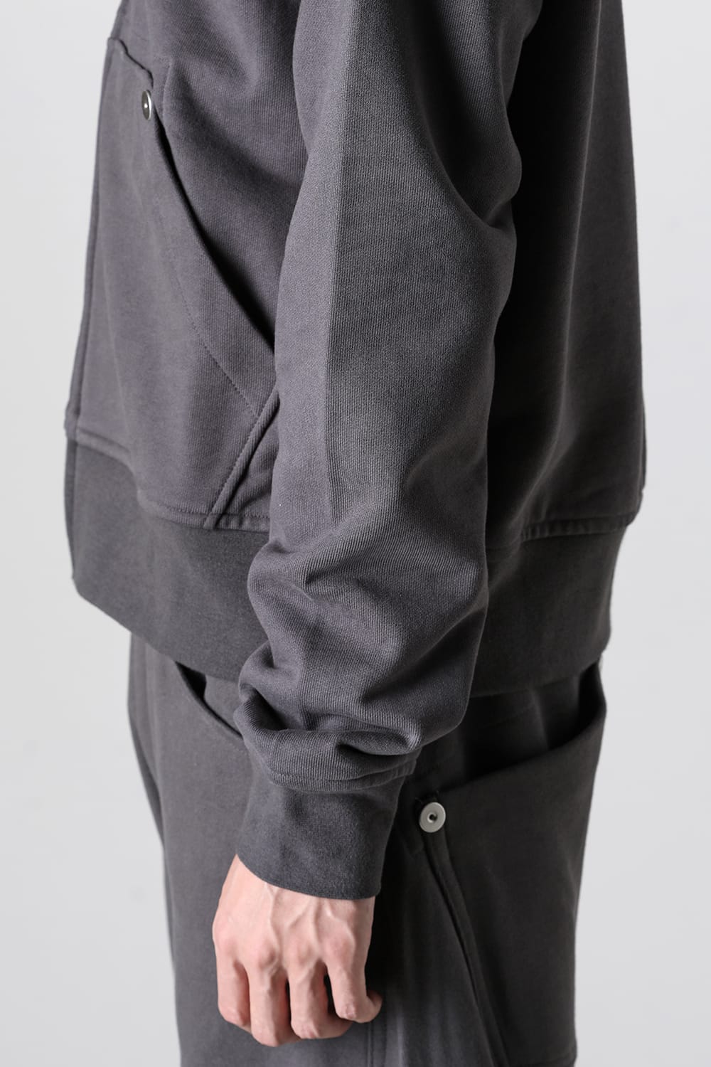 Full Zipped Hoodie Cotton Jersey