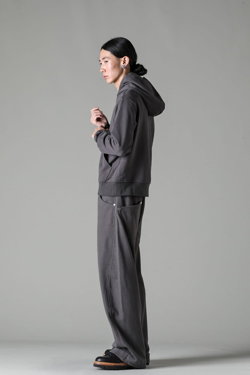 Full Zipped Hoodie Cotton Jersey