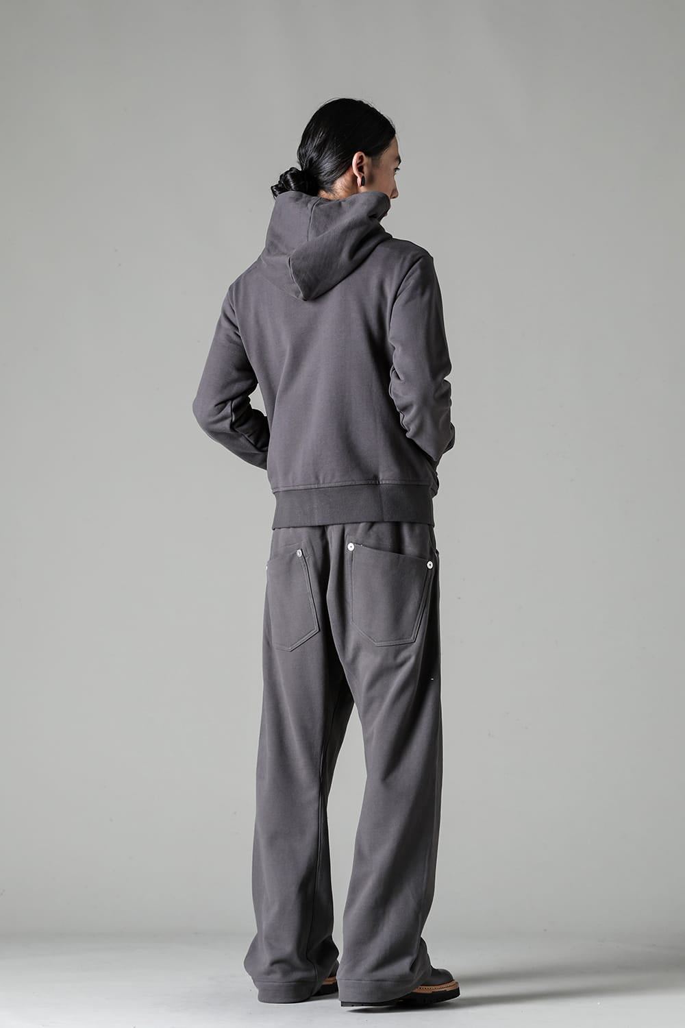 Full Zipped Hoodie Cotton Jersey