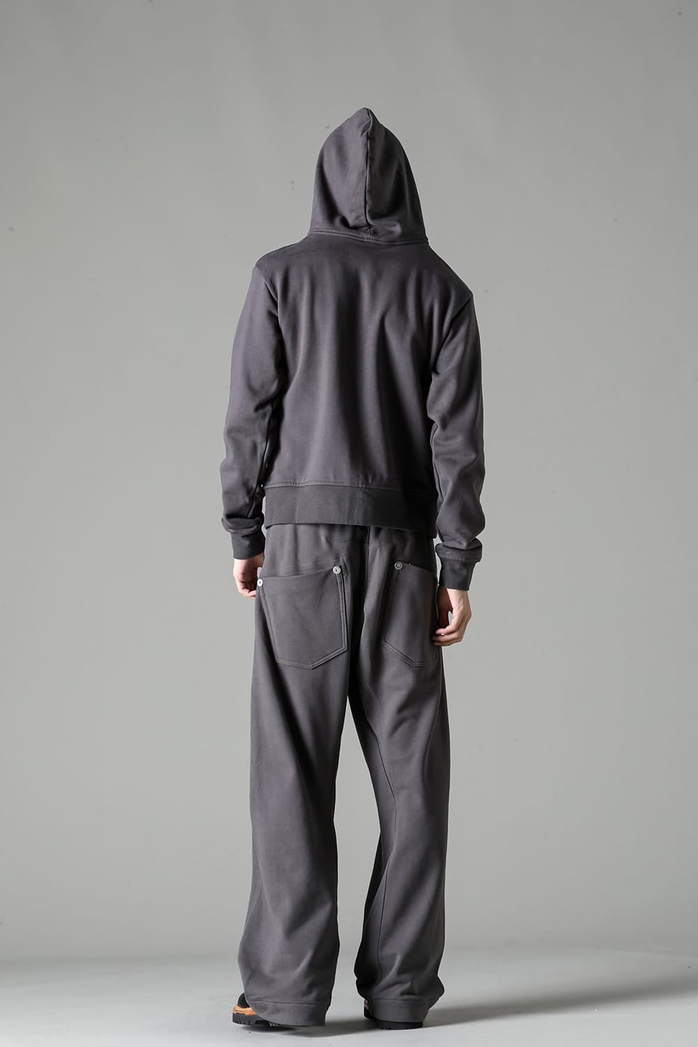 Full Zipped Hoodie Cotton Jersey