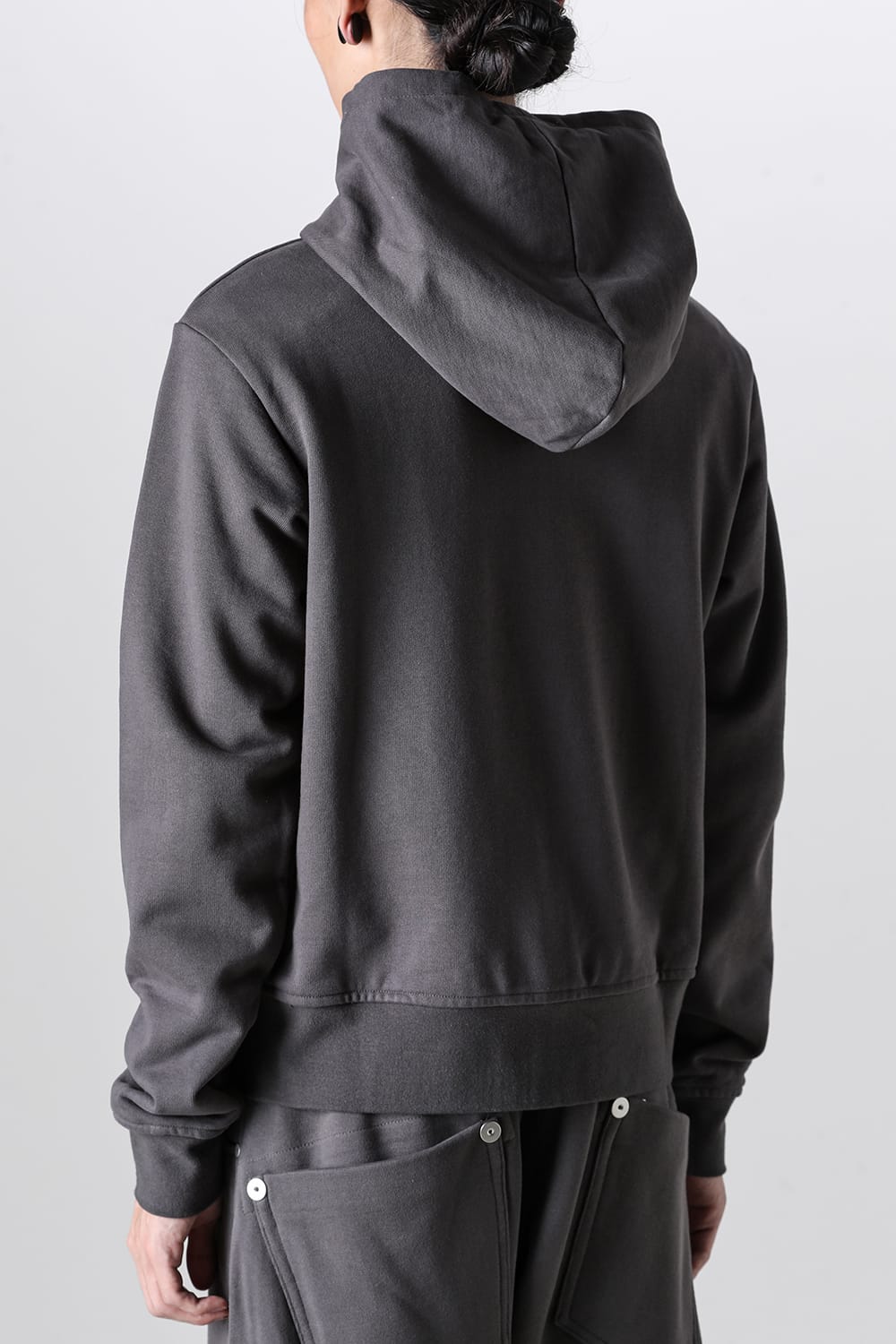 Full Zipped Hoodie Cotton Jersey