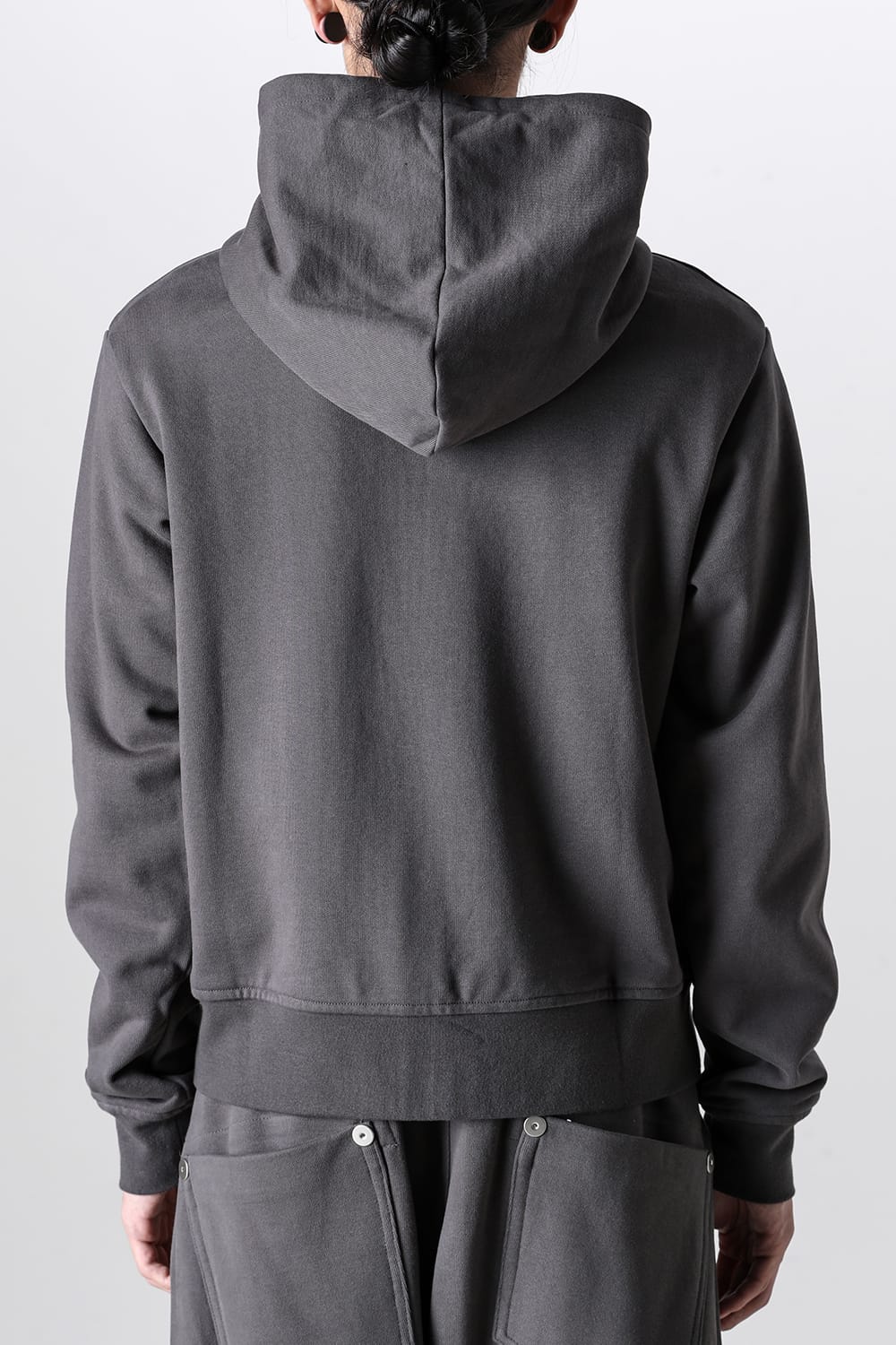 Full Zipped Hoodie Cotton Jersey