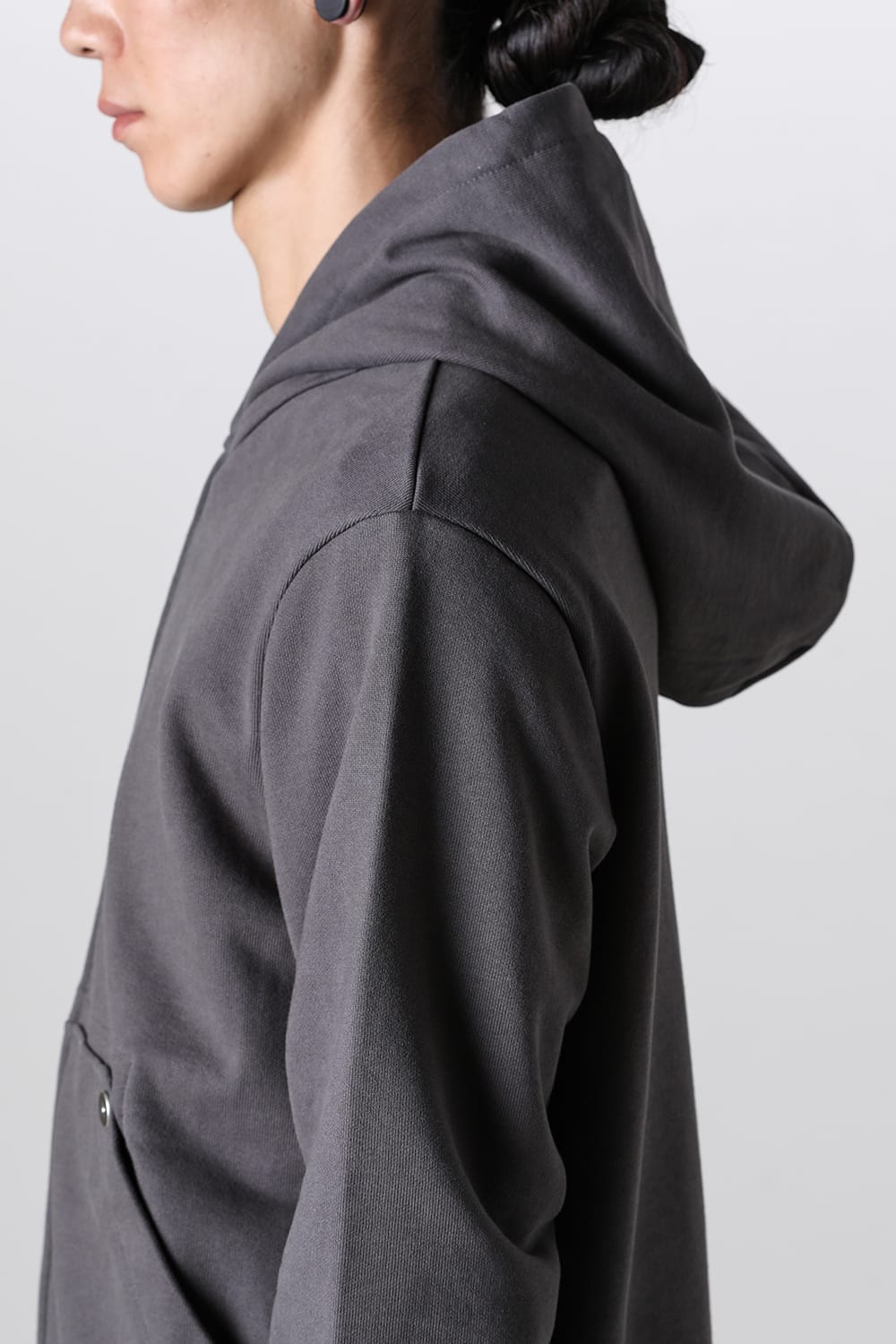 Full Zipped Hoodie Cotton Jersey