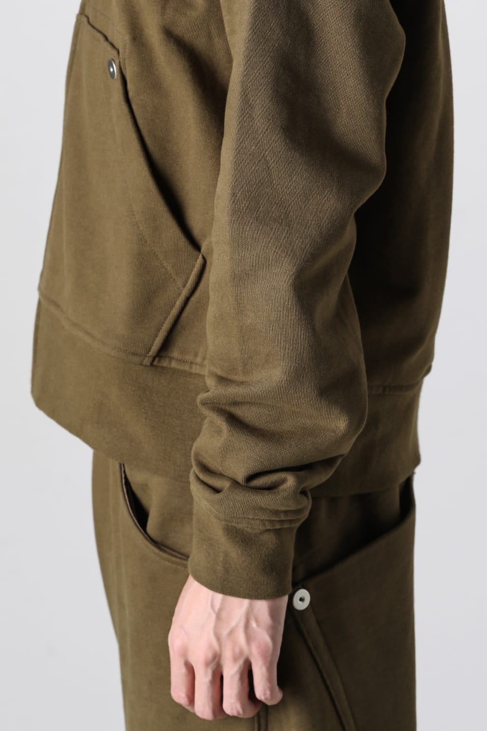 Full Zipped Hoodie Cotton Jersey