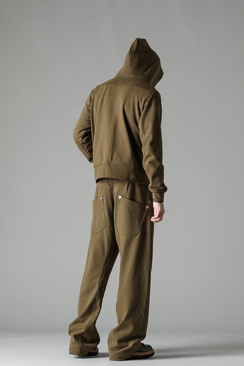 Full Zipped Hoodie Cotton Jersey