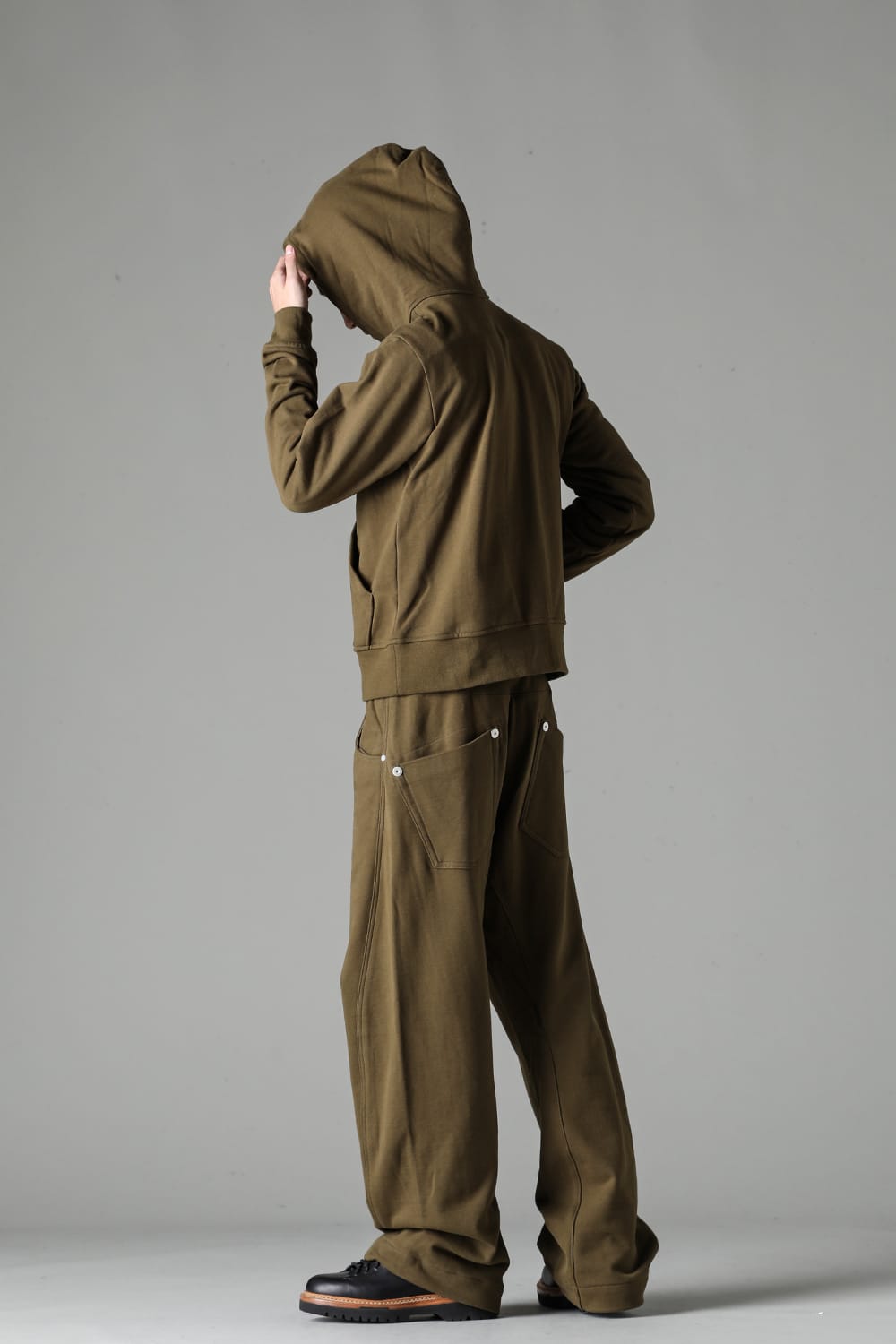 Full Zipped Hoodie Cotton Jersey