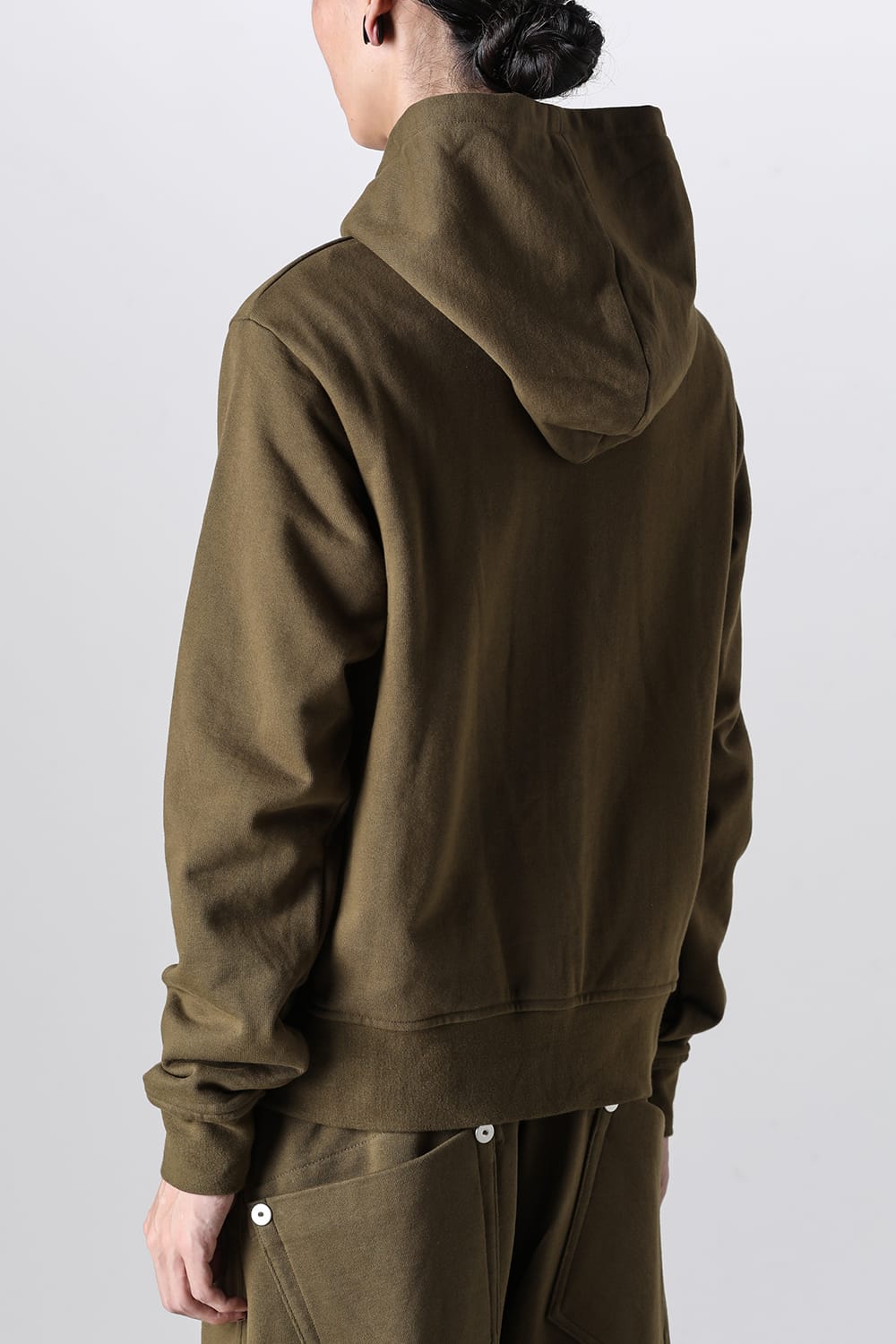 Full Zipped Hoodie Cotton Jersey