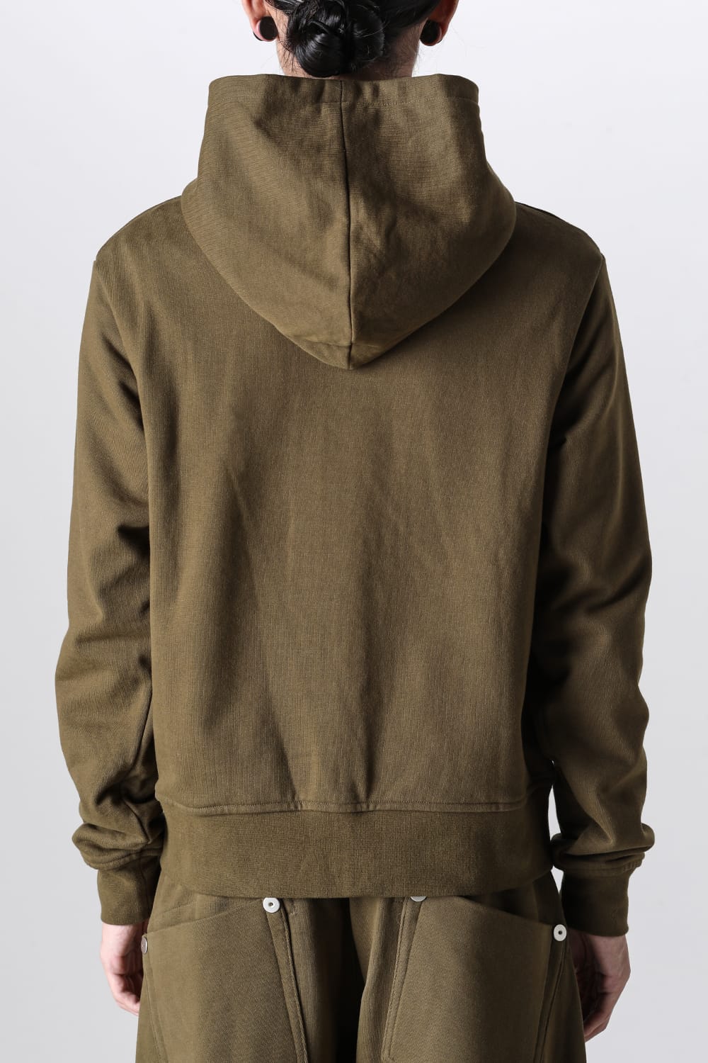 Full Zipped Hoodie Cotton Jersey