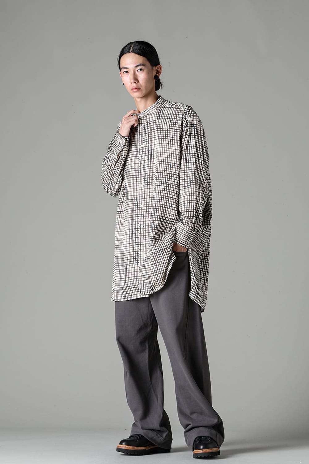 Omar Shirt Printed Check