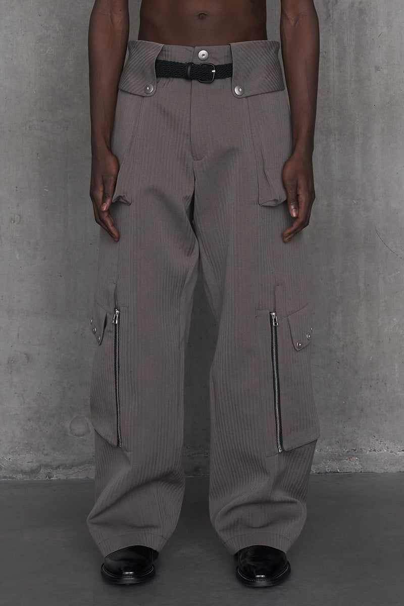 Totem Cargo Trousers Herringbone