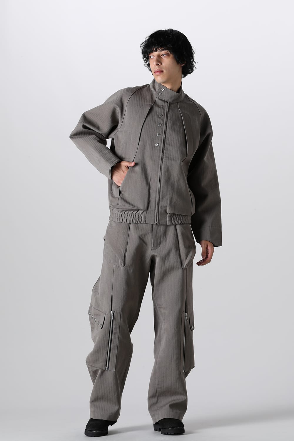 Totem Cargo Trousers Herringbone