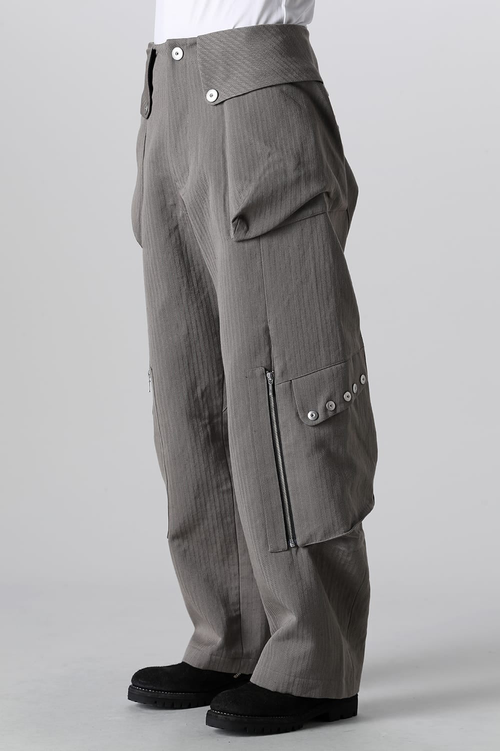 Totem Cargo Trousers Herringbone