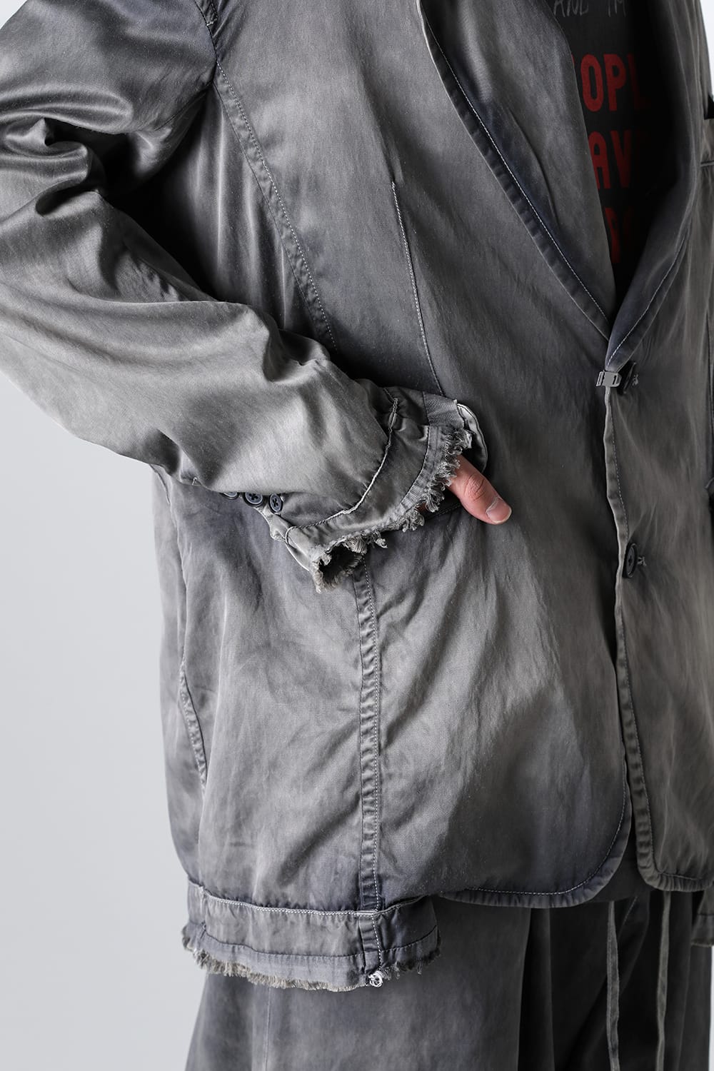 RC TWILL TAILORED JACKET Black