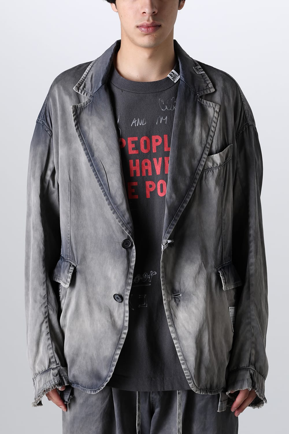 RC TWILL TAILORED JACKET Black