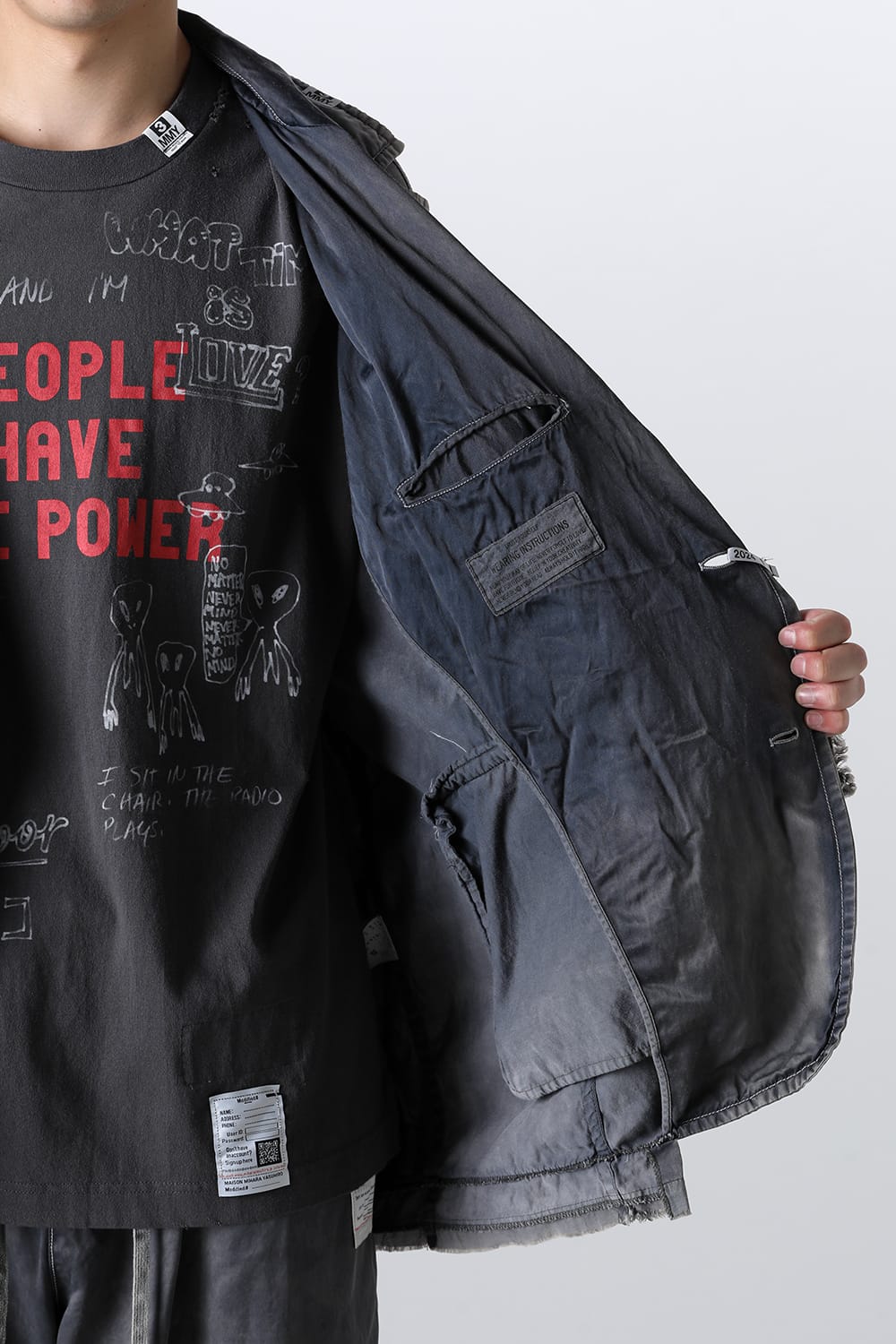 RC TWILL TAILORED JACKET Black